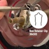 Welvzen Replacement for 109113 Plastic Adapter with Metal Insert, Shower