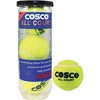 Cosco All Court Tennis Ball, Pack of 3, Yellow Light