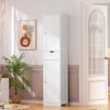 Iwell Iwell Tall Bathroom Storage Cabinet, Bathroom Cabinet with 2