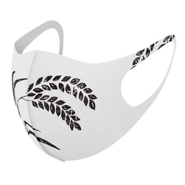 Design Mask, Set of 2, Polyester, Washable, Cloth Mask, Unisex, 002655, Japanese Pattern, Japanese Pattern, Japanese Stamp, Japanese Pattern