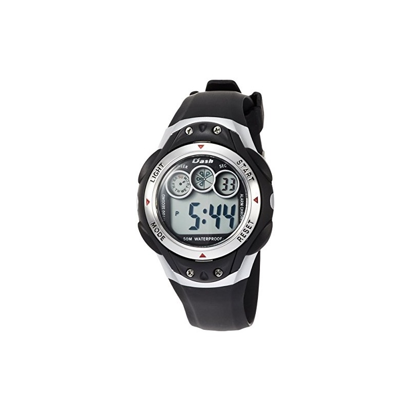 Arias ADWW17098-02 Men's Digital Dash Wristwatch, Waterproof, Multi-functional, Backlight, Urethane