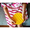 Go Pop! 4573205123806 Squeeze Toy, Push Pop, Japanese Packaging, Yellow