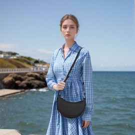 HIYOLALA Crescent Bag for Women Designer Shoulder Bags