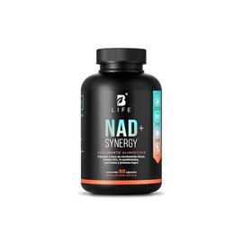 B Life NAD+ | con 60 Días de Consumo vs Otros con Solo 30 Días | Nicotinamida Ribosa Potenciada con Quercetina y Betaína | Alta absorción | NAD+ Syner