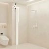 Foldable multipurpose waterproof shower curtain (150-180cm) (color)
