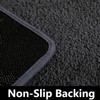 RTBQJ-AT Dark Grey Bath Mat Non Slip Extra Large Bath