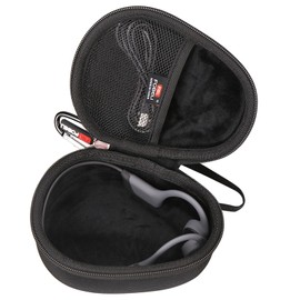 FBLFOBELI Hard Carrying Case Compatible with BAICLUD/Mehomeli Kids Bluetooth 5.2 Air Conduction Open Ear Headphones (Black)