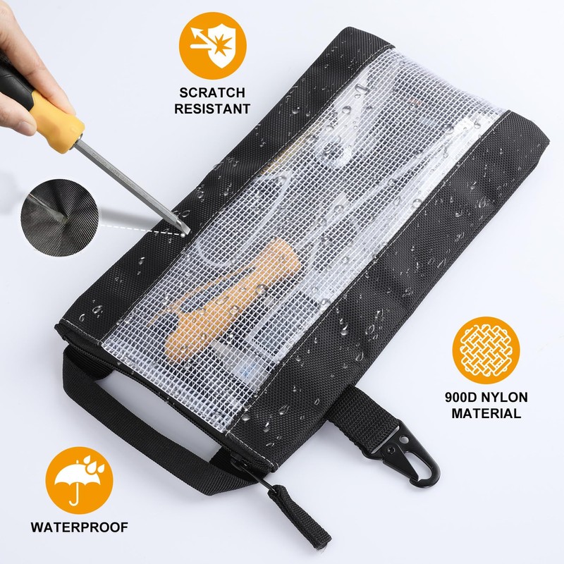 DoocliB Small Tool Zipper Pouch Pack of 2