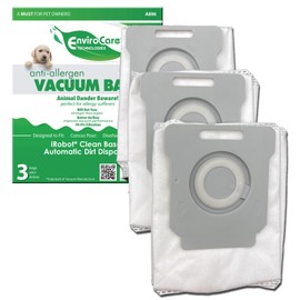 EnviroCare Replacement Allergen Vacuum Cleaner Bags Designed to fit iRobot Roombai7, i7+, i7Plus, i8, i8+, i3, i3+, i4, i4+, i6, i6+, j7, j7+, s9, s9+, s9Plus, i and s Series Clean Base Automatic Dirt