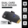 Arwrilt 1 PC Car Sun Visor Sunglasses Case, 6.7" x