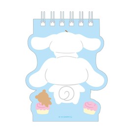 Tees Factory Sanrio Characters SR-5543620CR Standing Ring Memo, Cinnamoroll, 3.5 x W 3.0 x 1.2 inches (9 x 7.5 x 3 cm)