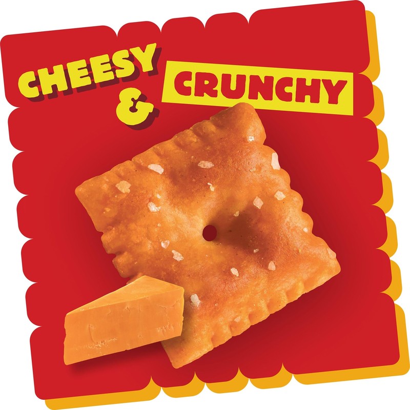 Cheez-It Cheese Crackers, Baked Snack Crackers, Single Serve, Extra Toasty