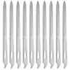 10-Pack Metal Nail Files for Natural Nails - Stainless Steel,