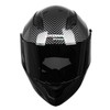 Crown Racing Full Face Motorcycle Helmets Carbon Fiber Pattern Motorbike