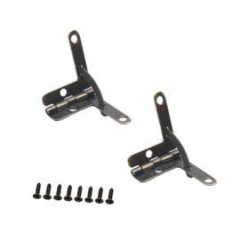 Yinpecly Jewelry Small Box Quadrant Hinge 1.1x 0.87inch(LxW) 90 Degree Foldable Metal Quadrant Hinge Tiny Lid Support for Boxes Jewelry Case Wooden Case Bronze Tone 2Pcs