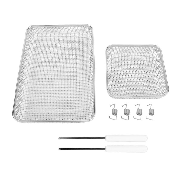 2 Pack RV Furnace Vent Cover Kit, Stainless Steel Water