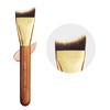 ROWNYEON CM193 Foundation Brush, Extra Fine, Fishtail Shape, Makeup Brush,