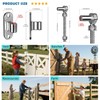 HAGWARE Farm Heavy Duty Gate Hinges, 2 Packs 6" SUS304