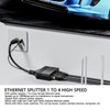 Ethernet Splitter 1 to 4 High Speed 1000Mbps RJ45 Network
