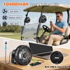 Roykaw 10400 mAh Magnetic Golf Cart Fan Portable Rechargeable Battery