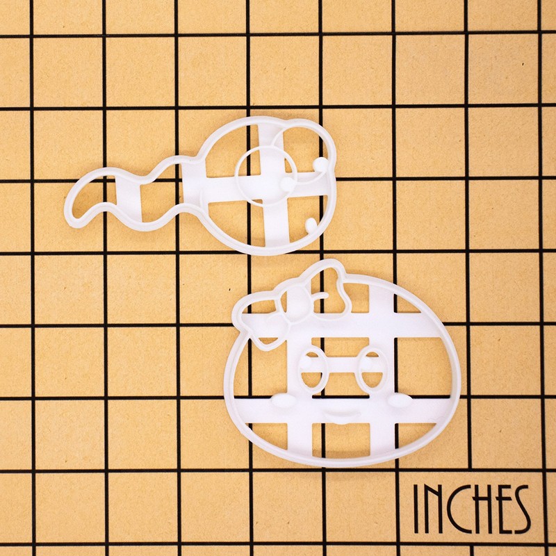 & Egg Cookie Cutters - 2 Pieces. Bakerlogy