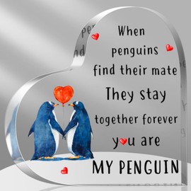 Valentine's Day Gift Ideas for Him & Her, Romantic Acrylic Plaque for Girlfriend, Boyfriend, Wife, Husband, Couple, Perfect Birthday or Anniversary for Lovers