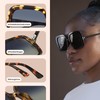 miyya Oversized Polarized Sunglasses Women, Trendy Retro Sun Glasses for