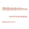 24Pcs Spring Summer Flower Press on Toenails French Tip Fake