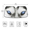 YYZZH Wolf Or Husky Dog Blue Eye Car Windshield Sun