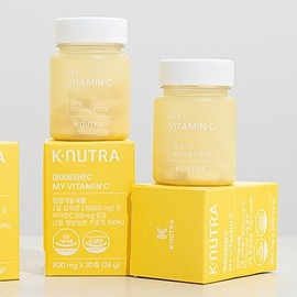K-Nutra My Vitamin C 500mg High Dose Made in the UK DSM 24g (800mg 30 Tablets) 3 Bottles / 케이뉴트라 마이 비타민C 500mg 고함량 영국산DSM24g(800mg 30정)3통