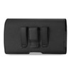 Reiko Wireless Leather Horizontal Phone Pouch with Metal Logo 6.05X3.18X0.67
