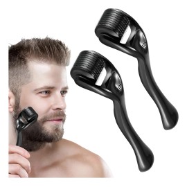 2 Pzs Dermaroller 0.25mm Rodillo Facial Regenerador Colágeno