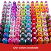Richword Selected White Embroidery Thread 5000Y 40WT Polyester Thread 100