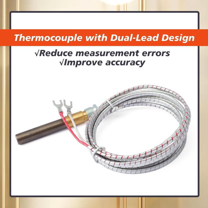 Q313 M1265X 2J-M1265A Thermopile with Armoured Cable Compatible with Pizza