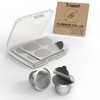 Tiplot Aluminum Lids for Reusable Nespresso OriginalLines Capsules 200pcs,Self Adhesive