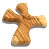 Olive Wood Prayer Cross: Hand Held Cross Made to Perfectly
