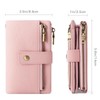 SENDEFN Purses for Women, Medium Size, Triple Foldable Leather Purse,