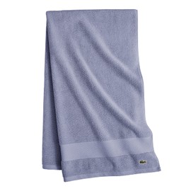 Lacoste Heritage Supima Cotton Bath Towel, Light Denim, 30" x 54"