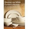 Sweese 10 oz Small White Porcelain Bowls - Set of
