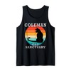 Coleman Cat Sanctuary Group Family Reunion Name Tank Top