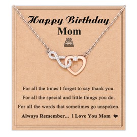 Shelucky Mom Birthday Gifts for Mom Gifts from Daughter Son Women Necklace