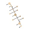 Wall Mounted Coat Rack Clothes Organizer Hooks Hanger for Hat