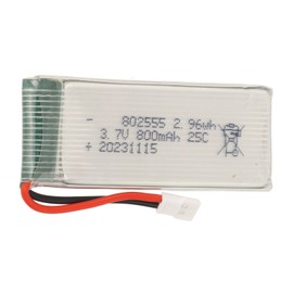3.7V 800mAh LiPo Battery 25C Rate RC Model Airplane Lithium Battery With XH2.54 Plug for F181 F163 H12C Quadcopter