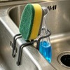 2 Packs Kitchen Sink Brush Holder, Rustproof Waterproof Dish Wand