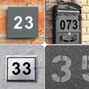 8 Inch Number Stencils for Painting, 0-9 Address Number Stencil