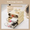 Cosmetics storage box, three-layer drawer, home desktop storage box, suitable