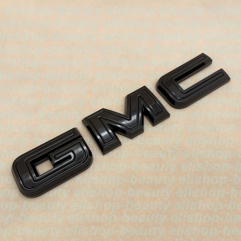 GMC Overlay Front Rear Emblem Gloss kit For 2019 -