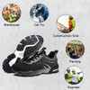 Furuian Steel Toe Shoes for Men Lightweight Safety Shoes Comfortable