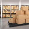 TMINEL 8 Pcs Black Plastic Pallets for Basement Storage Bulk