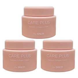 The Saem 더샘 케어 플러스 바오밥 콜라겐 크림 100ml 3개 The Saem Care Plus Baobab Collagen Cream 100ml 3 pcs